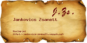 Jankovics Zsanett névjegykártya